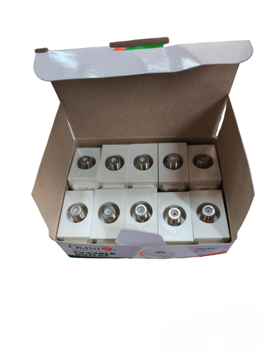 Omni Cable TV Outlet Wide Series 10Pcs WWV-301