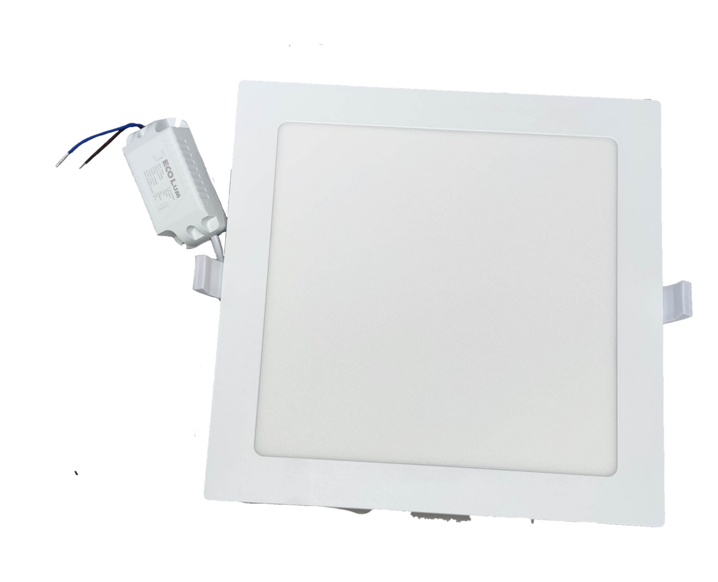 Ecolum 18W LED Downlight Square 220V Daylight Recessed , 8" Square LED Downlight 220V Daylight 20cm x20cm Cut Out Flush