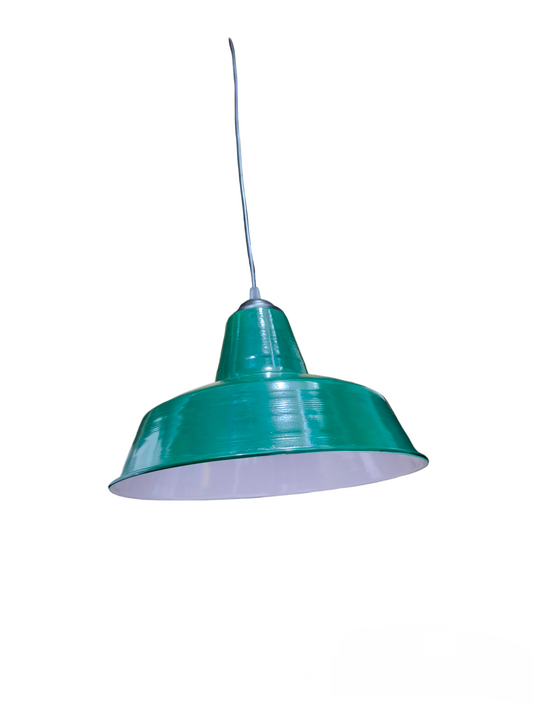 Pendant Light Fixture E27 4A 250V with Reflector Deep Type Available in 16 inches, 14 inches and 12 Inches, Hanging Fixture E27