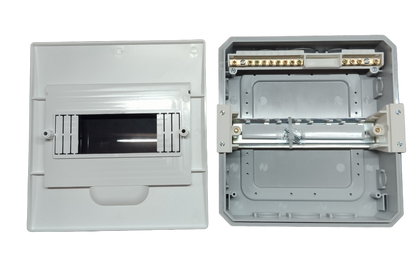 Omni 8 Ways Distribution Panel Box MDP-08PP Recessed Type Distribution Panel for Miniature Circuit Breaker