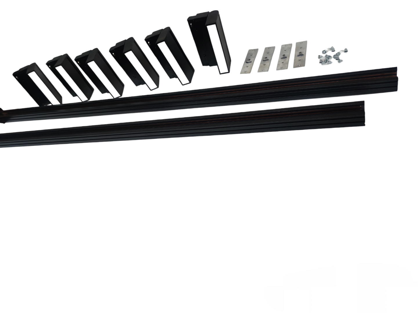 ILLUMIQ TERRA LED Magnetic Track Light 2 Meters 26mm with 6pcs LED Foldable Flood Track Light 220V Warm White 3000K