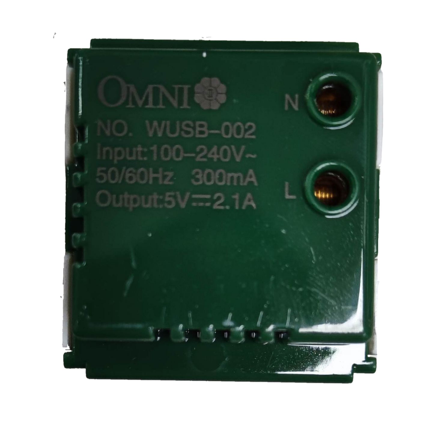 Omni 2 Gang USB Charging 5V 2.1A Center Device WUSB-002