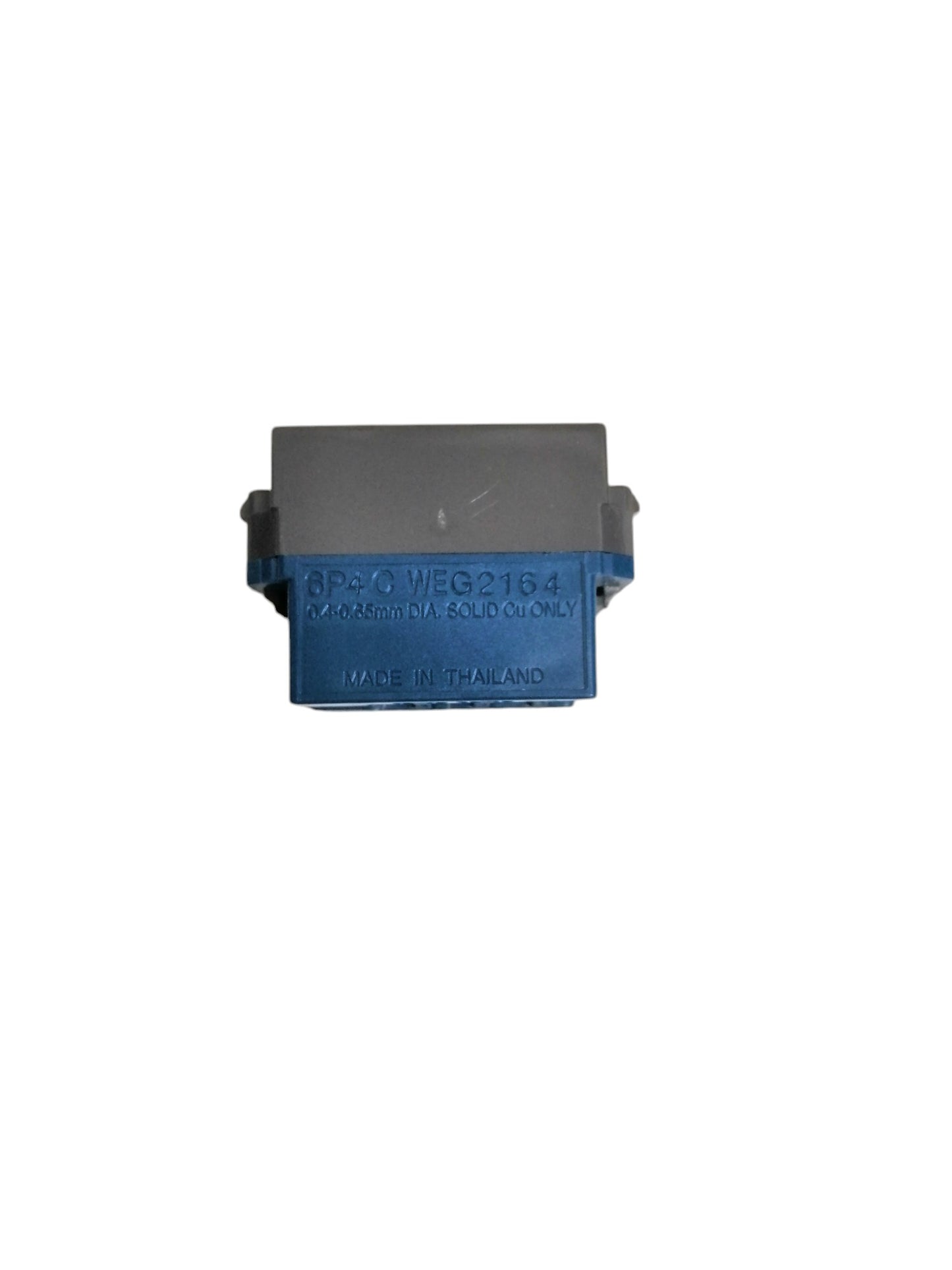 Panasonic Full Color Wide Series Telephone Modular Outlet 6P 4C Gray WEG2164H
