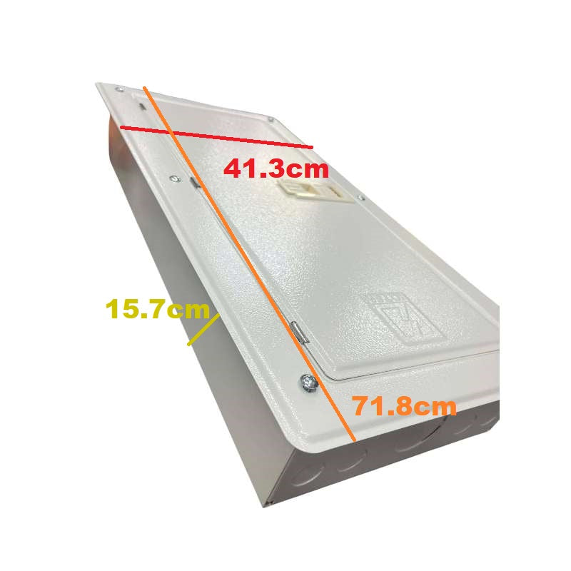 Nema1 Panel Box for Schneider Breaker EZC250F 3Pole MCCB 30Branches IC60N 1Pole MCB with Neutral and Grounding