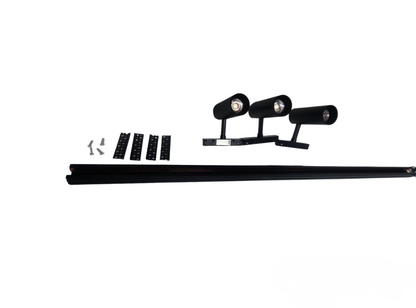 ILLUMIQ TERRA LED Magnetic Track Light 1 Meter 50mm with 3pcs 12W LED Spot Track Light Warm White 3000K 220V