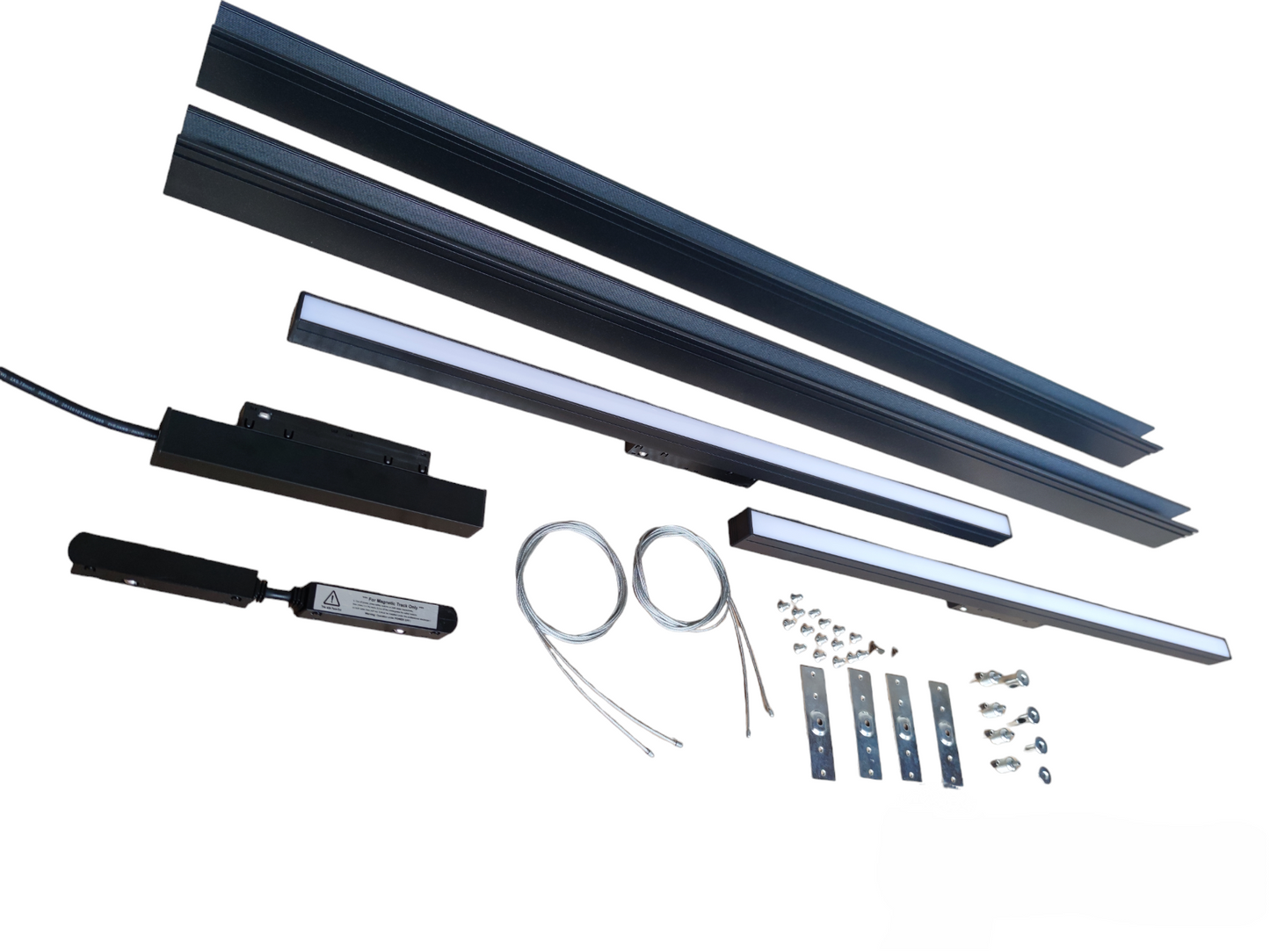 ILLUMIQ TERRA Magnetic Track Light 2 Meters 26mm with 4pcs 18W LED Foldable Grille Track Light 220V Warm White 3000K