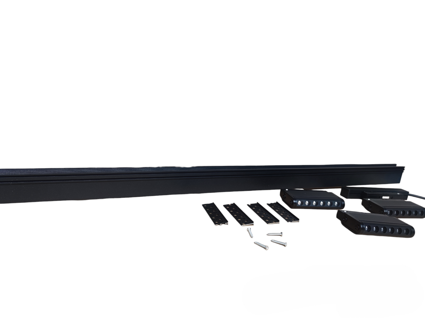 Magnetic Track Light 1 Meter 50mm with 3Pcs Rotary Grille Track Light Cool White 4000K 220V ( ILLUMIQ TERRA)