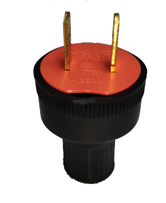 Omni Rubber Plug 5A , Flat Pin