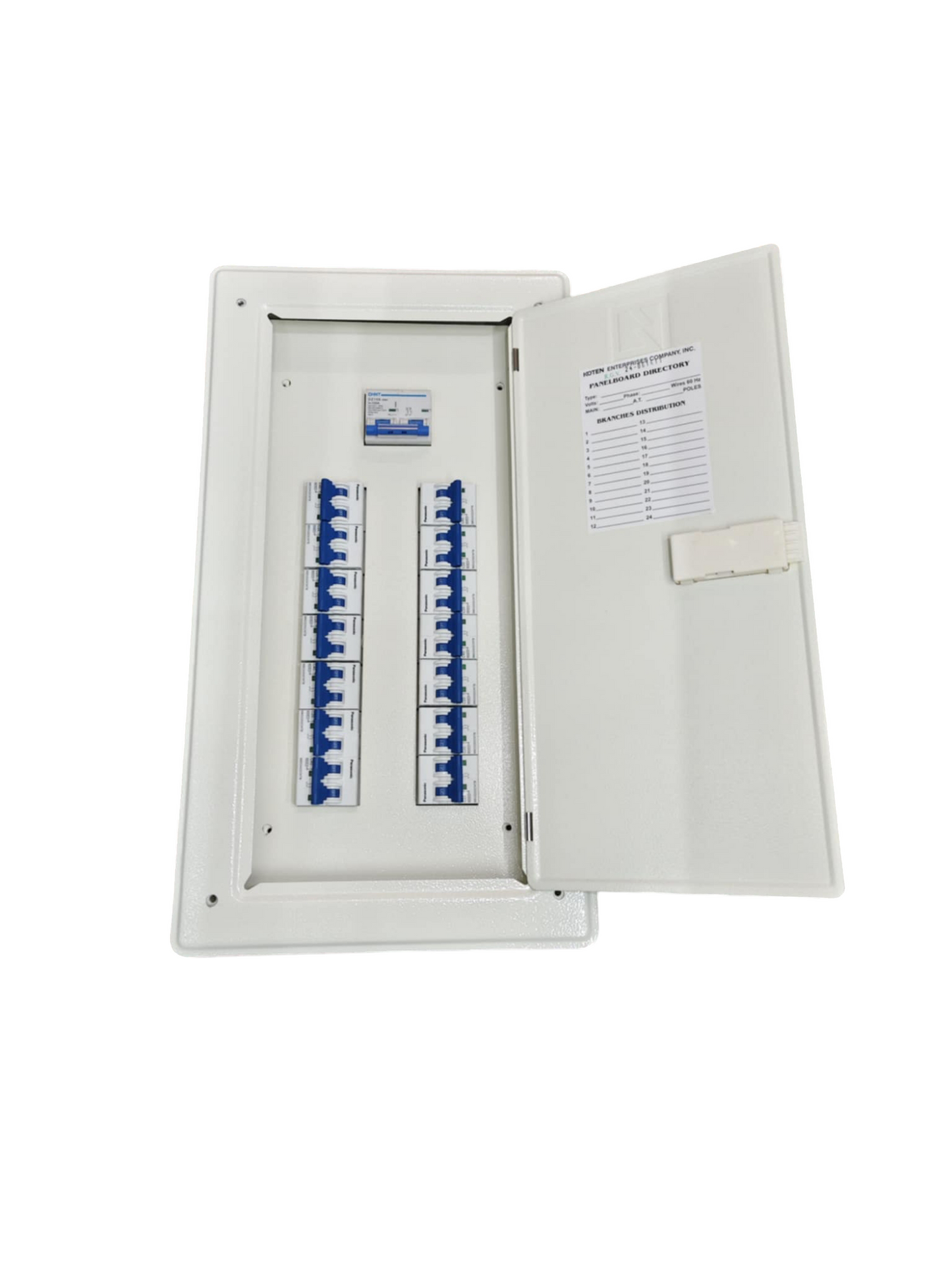 Panel Board 125A 2Pole Main (Chint) with 14 Branches 2Pole Miniature Circuit Breaker (Panasonic)