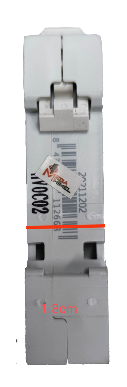 Electx Electrical Supply 6A miniature circuit breaker in white for electrical circuitry and parts