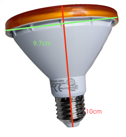 Omni 10W PAR 30 E27 220V Yellow ( Omni) LPR30E27-10W/Y, LED PAR 30 10W E27 220V Yellow