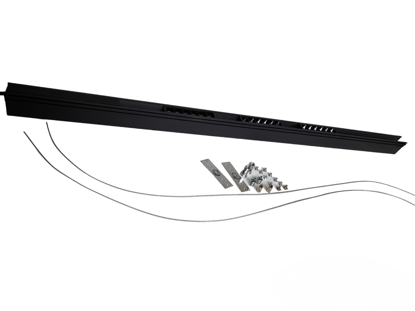 Magnetic Track Light 1 Meter with 3pcs 6W Grille Type Daylight 6500K with 100W Power Supply 220V ( ILLUMIQ TERRA)  50mm Track