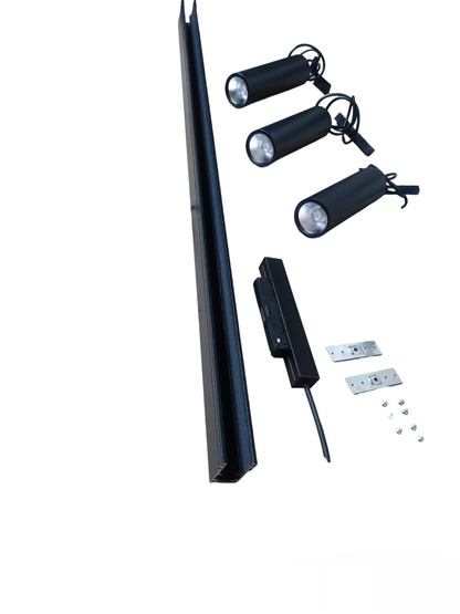 Magnetic Track Light 1 Meter 50mm with 3pcs 6W LED Pendant Track Light 220V Warm White 3000K ( ILLUMIQ TERRA)