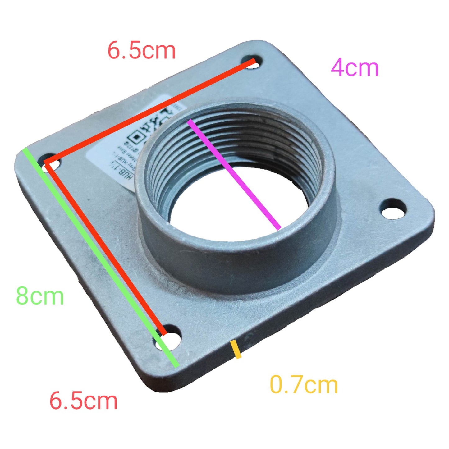 Local Meter Base Hub 1 1/4, KWH Meter Base Hub