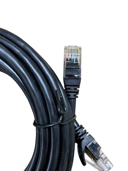 Grippes Cat 6 UTP Patch Cord Cable 24AWG 4Pairs 5meters Black