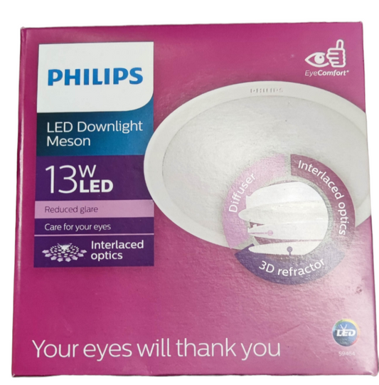 Philips LED Downlight 13W Daylight 220V 140mm  (5.5") 59464 Meson