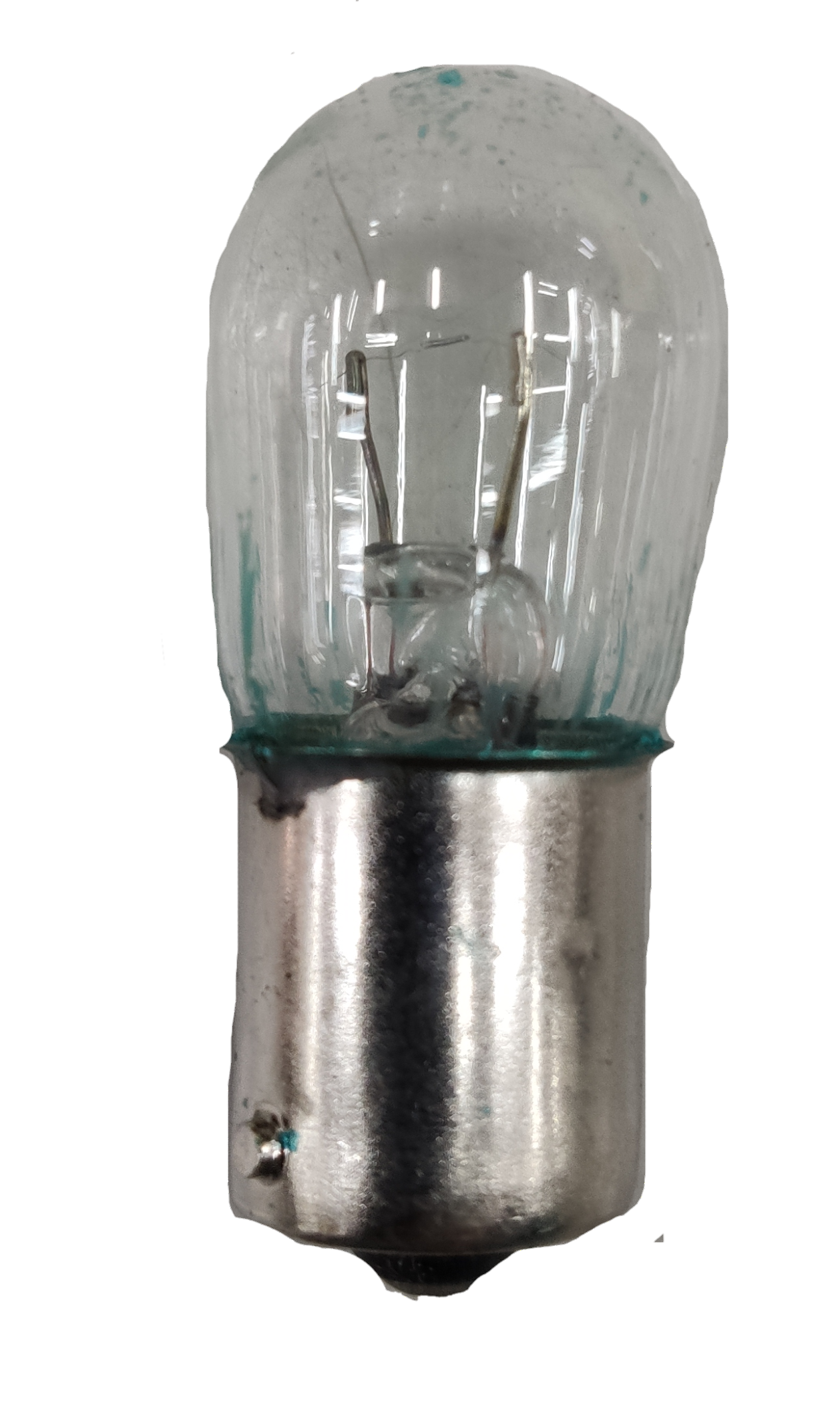 6V B15 emergency light bulb replacement incandescent bulb with clear glass and metal base from Taiwan