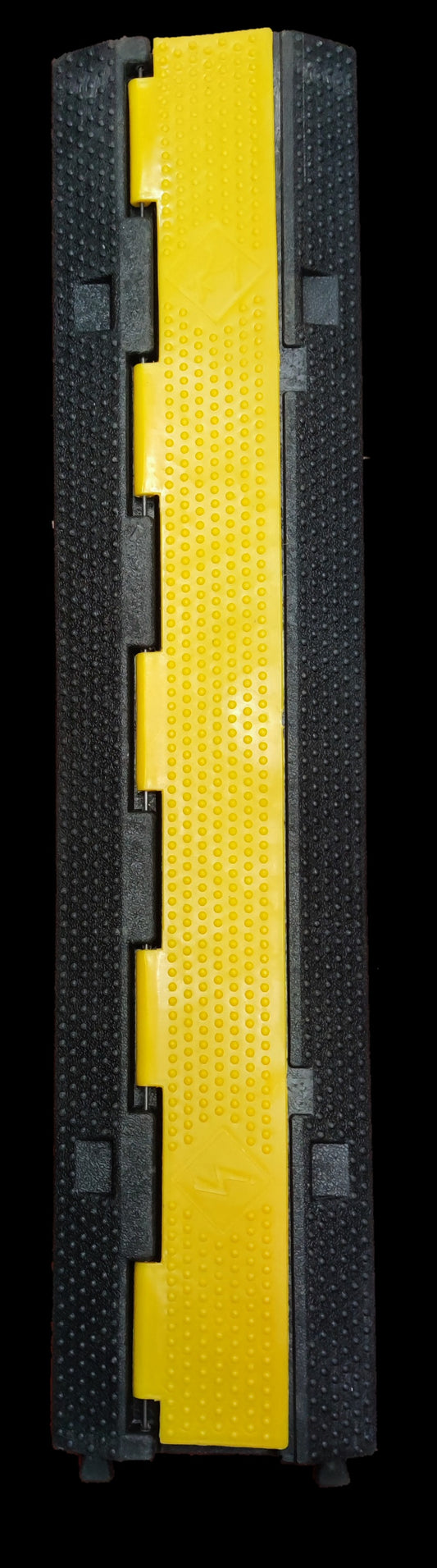 Grippes Ramp Cable Protector 3 Channel, 1 Meter x 29cm x 5cm,  Rubber Cable Ramp 3 Channel
