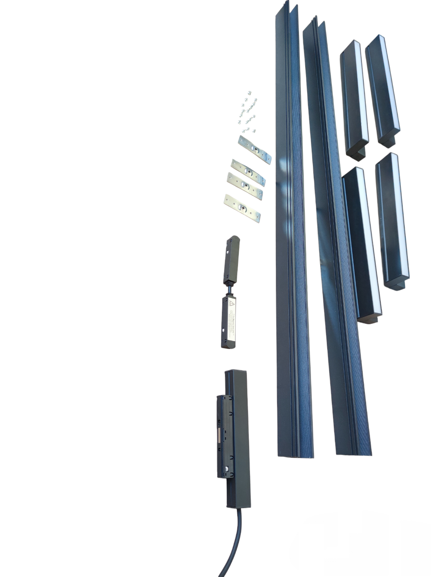 Magnetic Track Light 2 Meters 50mm with 4pcs 18W LED Foldable Flood Track Light 220V Warm White 3000K ( ILLUMIQ TERRA)