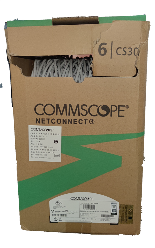 Comscope CAT6 UTP 300 Meters, LAN Cable, Ethernet Cable, Data Cable, Internet Cable, CAT 6 Cable