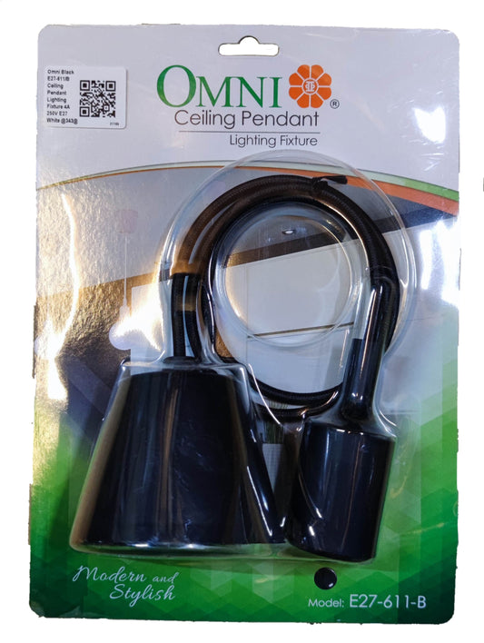 Omni Ceiling Hanging Fixture E27 4A 220V 880W E27-611, Ceiling Pendant Lighting Fixture