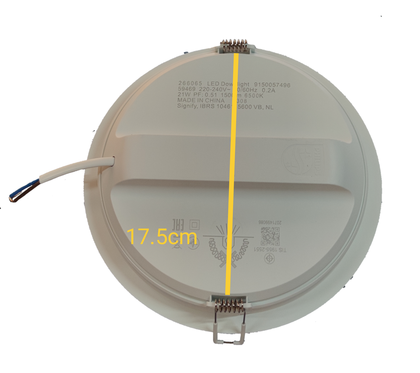 Philips LED Downlight 21W Warm White 220V (7.4") 59469 Meson 3000K