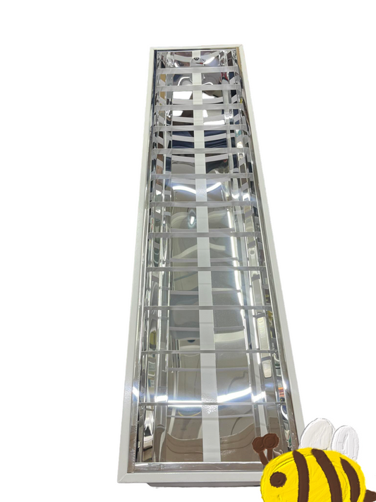 Light Master 12x 48" LED Fixture for 1x20W 1x16W 1x18 Single Ended Flush Type with Aluminum Fixture 10A 220V,  30x120cm 300x1200mm ( Fixture Only)