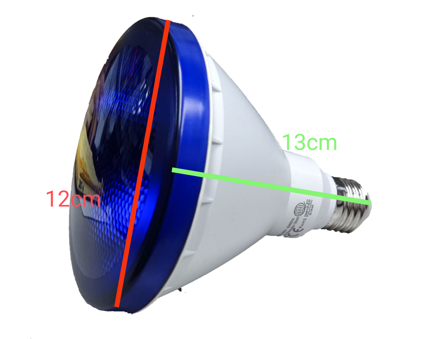 Omni 15W PAR 38 E27 220V Blue  LPR38E27-15W/B, LED PAR 38 15W E27 220V Blue