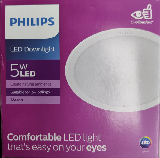 Philips LED Downlight 5W Daylight 220V (4") Downlight 59447 Meson
