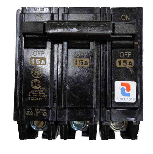 GE Circuit Breaker 3 Phase Plug In TQL, Circuit Breakers