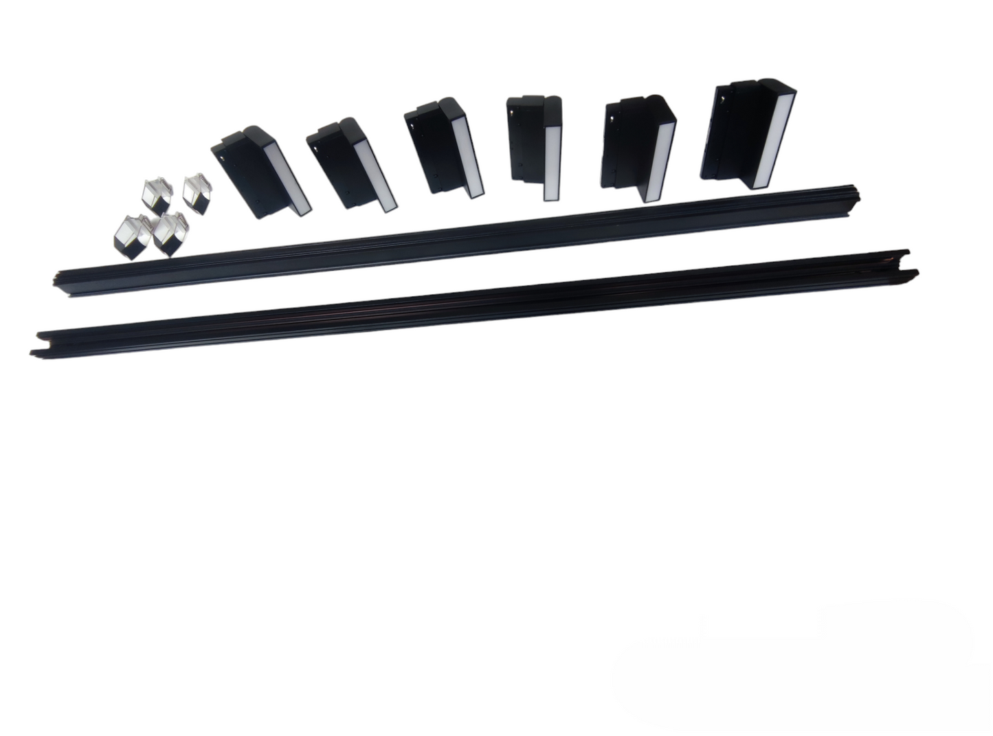 ILLUMIQ TERRA LED Magnetic Track Light 2 Meters 26mm with 6pcs LED Foldable Flood Track Light 220V Warm White 3000K