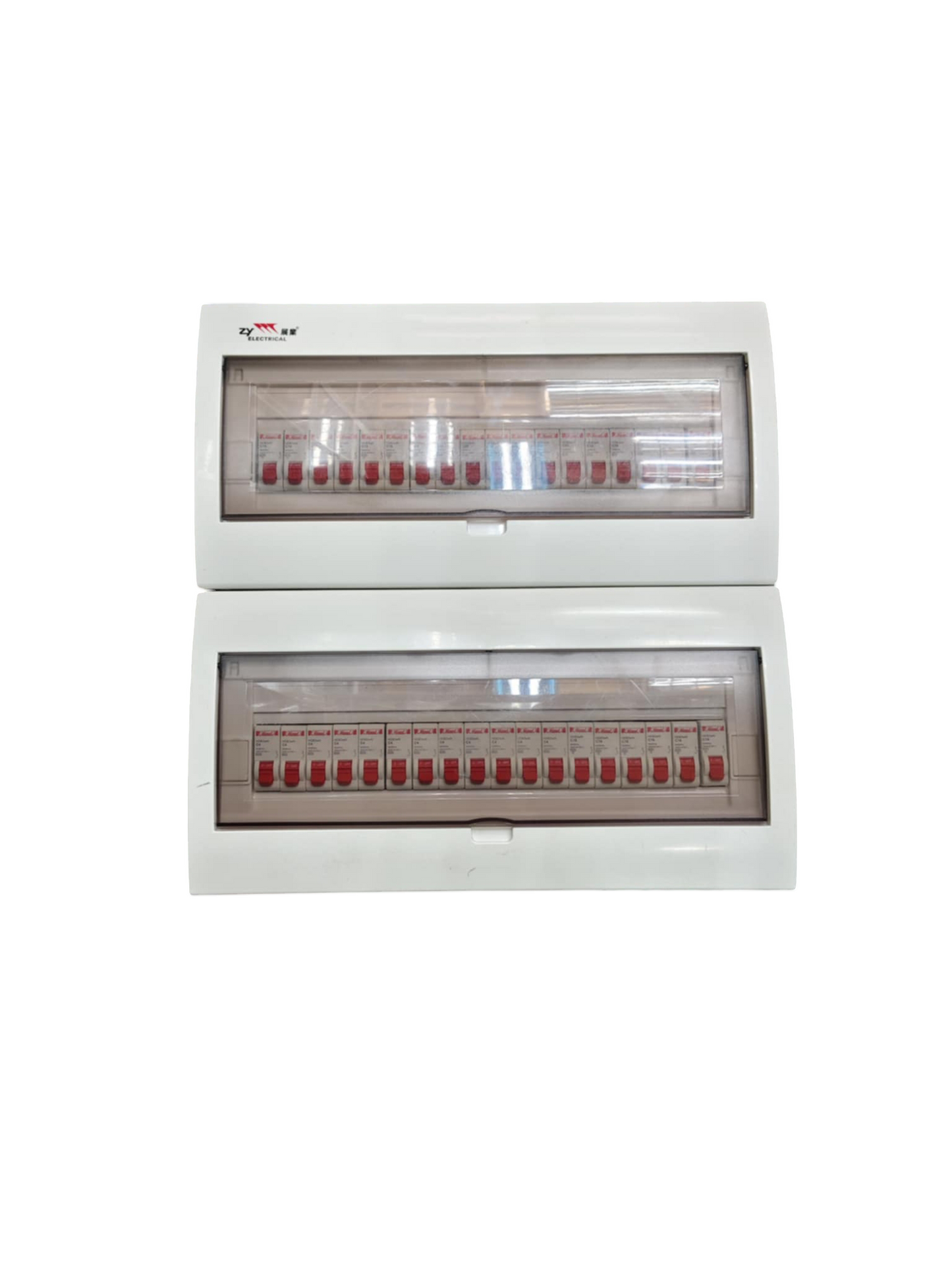 Panel Board 63A 1Pole Main with 35 Branches 1 Pole Miniature Circuit Breaker,  Distribution Box Metal Base with Himel Circuit Breakers and Bus Bar Metal Base ( ZY) Himel