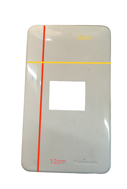 Panasonic 1 Gang Face Plate Full Color Series WNF 6801W-PH