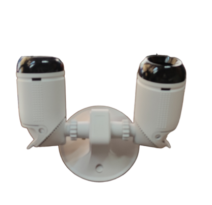 Omni Weatherproof Heavy Duty Lamp Holder 2 x E27, Outdoor E27 Socket Angle Lamp Holder Deluxe Weatherproof Twin Lamp holder