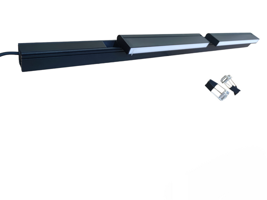 ILLUMIQ TERRA Magnetic Track Light 1 Meter 50mm with 2pcs 18W LED Foldable Flood Track Light Cool White 4000K 220V