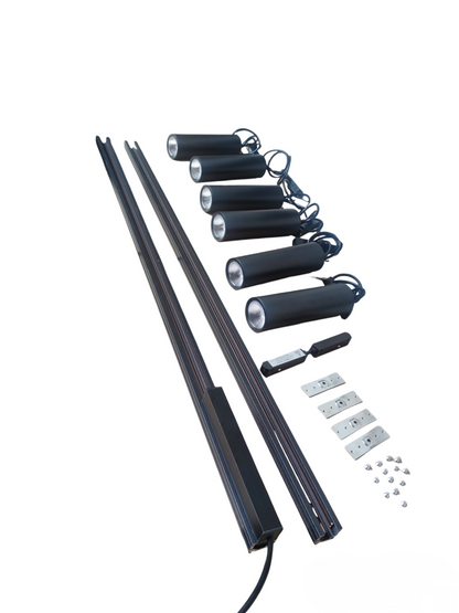 ILLUMIQ TERRA Magnetic Track Light 2 Meters 26mm with 6pcs 6W LED Pendant Track Light 220V Warm White 3000K