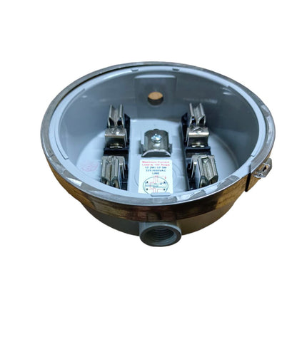 Cirtech Round Meter Base 1/2 ", Electrical Meter Base, KWH Meter Base 4 Jaws
