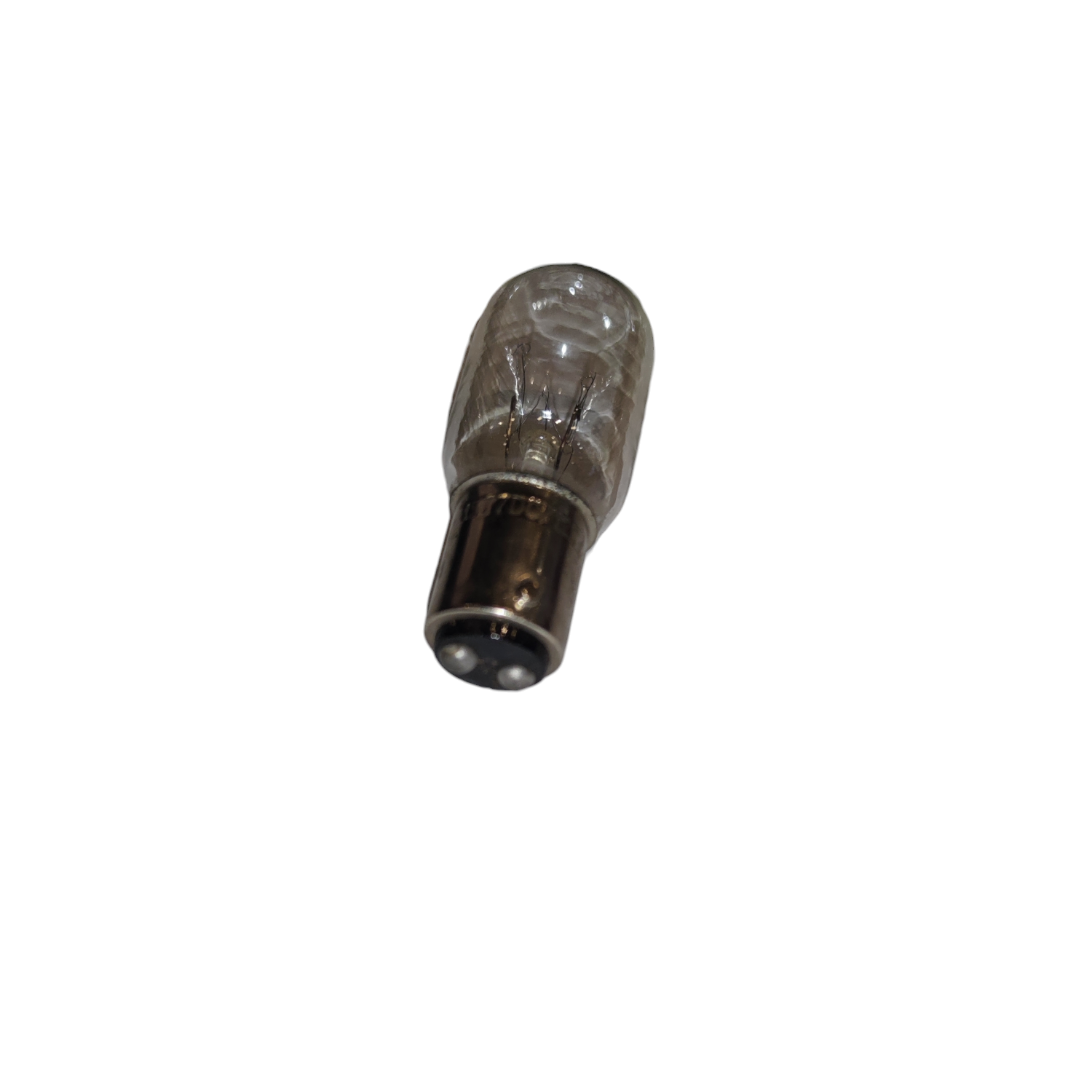 Small metallic object on a white background 7W Machine Bulb 110V B15 Double Contact Indicator Bulb Pilot Lamp Electx Electrical Supply