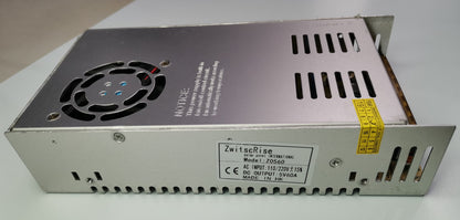 Power Supply 5V 60A, Regulated Output 5VDC 60A Input 220V, LED Driver 5VDC 60A, 5V 300W, CCTV Power Supply 5VDC 60A (ZwitseRise), Switching Power Supply 5V60A