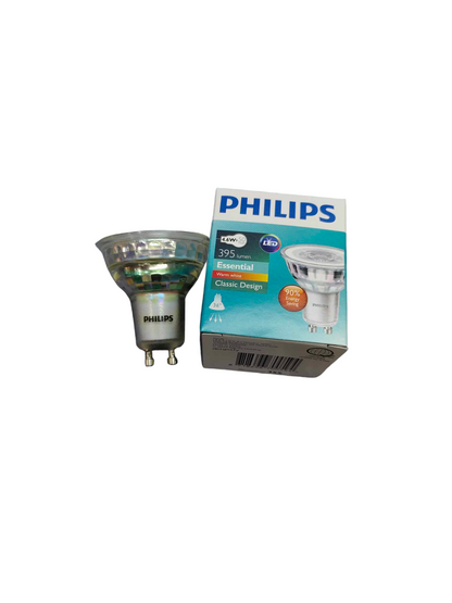 Philips 4.6W GU10 MR16 LED 220V Warm White 3000K or 2700K, 4.6W LED Warm White GU10 MR-16