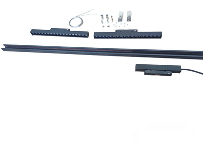 ILLUMIQ TERRA Magnetic Track Light 1 Meter 26mm with 2pcs 18W LED Grille Track Light Daylight 6500K 220V 20 Series