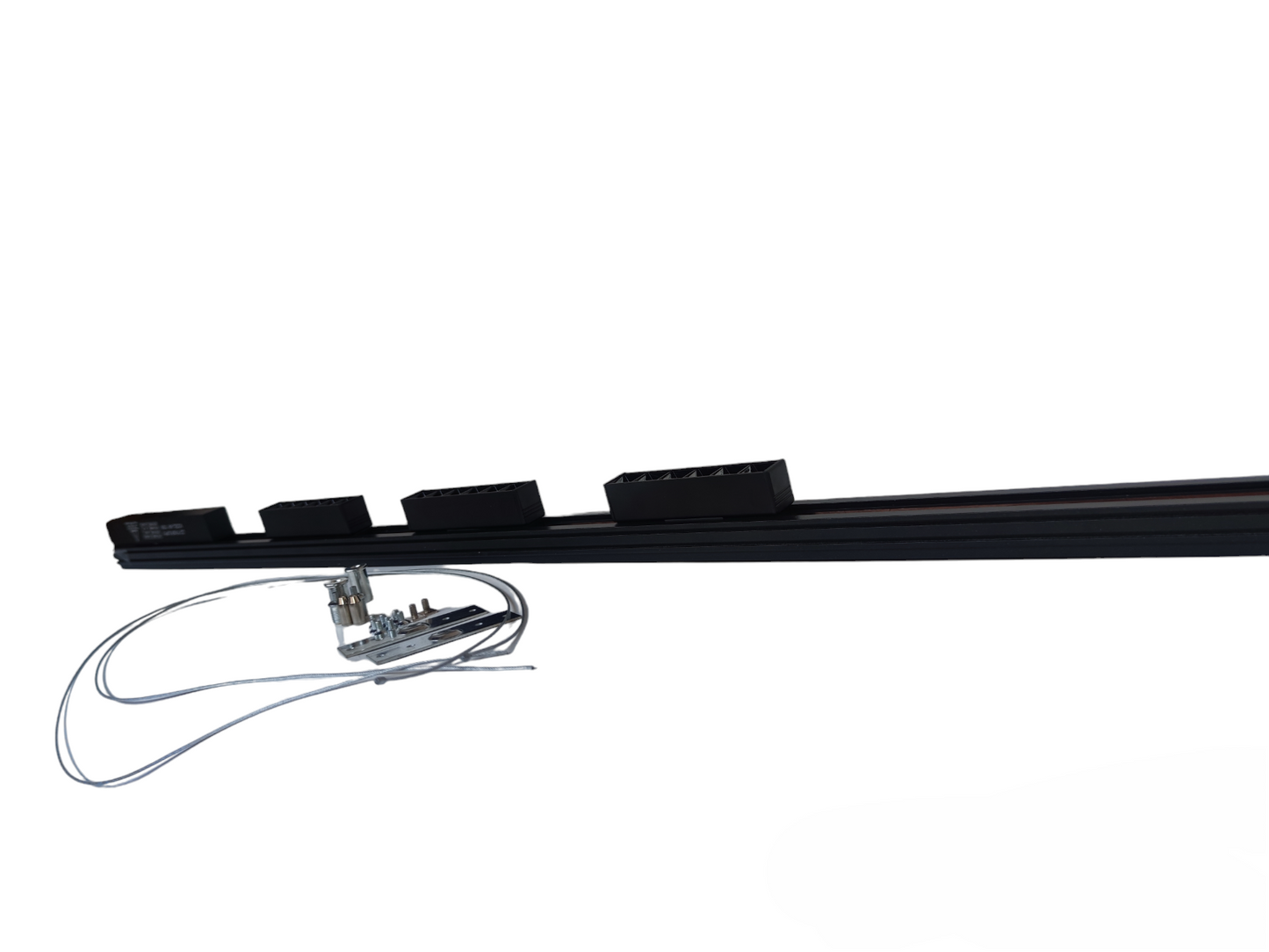 Magnetic Track Light 1 Meter with 3pcs 6W Grille Type Cool White 4000K with 100W Power Supply 220V ( ILLUMIQ TERRA) 26mm  Track