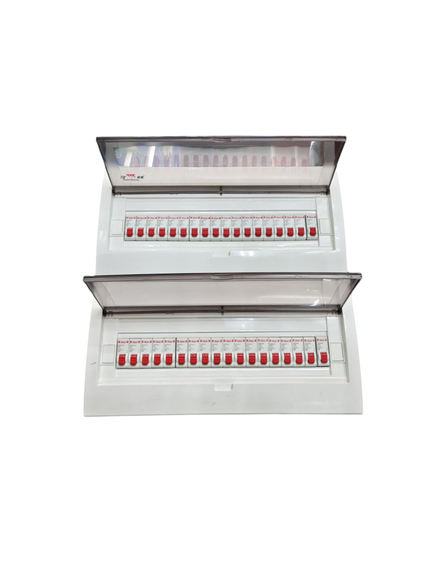 Panel Board 50A 1Pole Main with 35 Branches 1 Pole Miniature Circuit Breaker,  Distribution Box Metal Base with Himel Circuit Breakers and Bus Bar Metal Base ( ZY) Himel