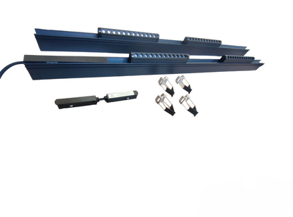 ILLUMIQ TERRA Magnetic Track Light 2 Meters 26mm with 4pcs 12W LED Rotary Grille Track Light 220V Daylight 6500K