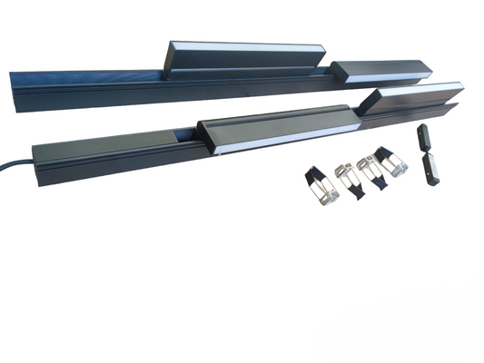 Magnetic Track Light 2 Meters 50mm with 4pcs 18W LED Foldable Flood Track Light 220V Daylight 6500K ( ILLUMIQ TERRA)