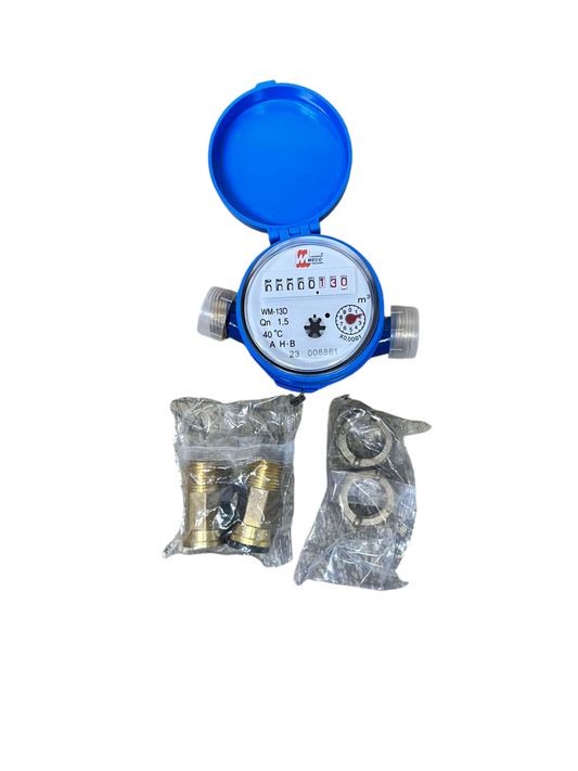 Meco Water Meter 1/2 Inches or 12.7mm