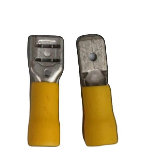 7mm spade connector with insulation head designed for reliable electrical connections