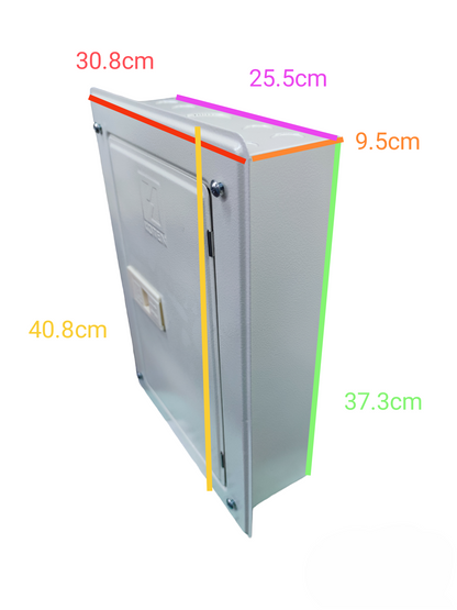Koten 8 Branches Panel Board for Miniature electrical circuitry and parts with labeled dimensions