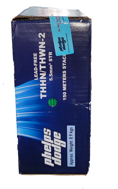 Phelps Dodge 5.5mm THHN AWG 10/7 THWN (15 Meters) Blue