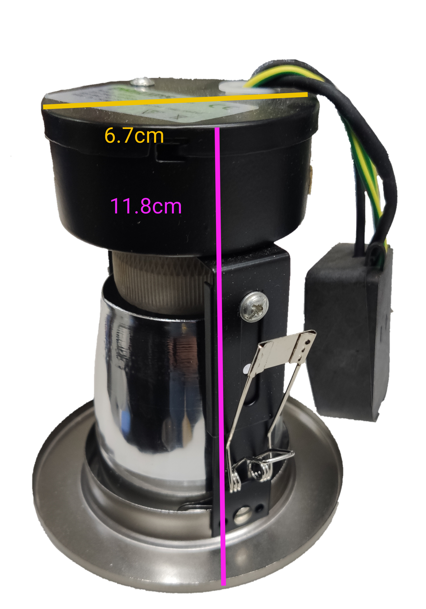 Philips 2 1/2" Recessed Downlight E27 Nickel Satin Border